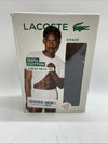 Lacoste Men's Comfort Crew Neck Tee 100% Cotton T-Shirt Black 3-Pack Size Large