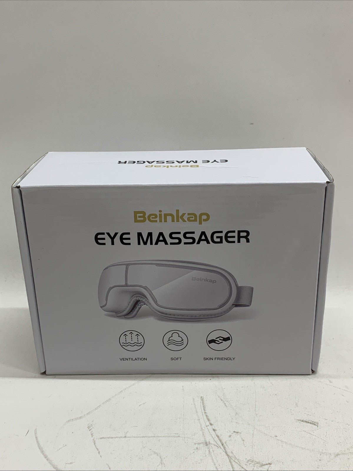 Eye Massager with Heat Music, Compression, Adjustable Sleep Mask Massage BP-M001