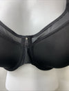 Bali One Smooth U Ultra Light Illusion Neckline Underwire Bra Black 3439 Sze 42C
