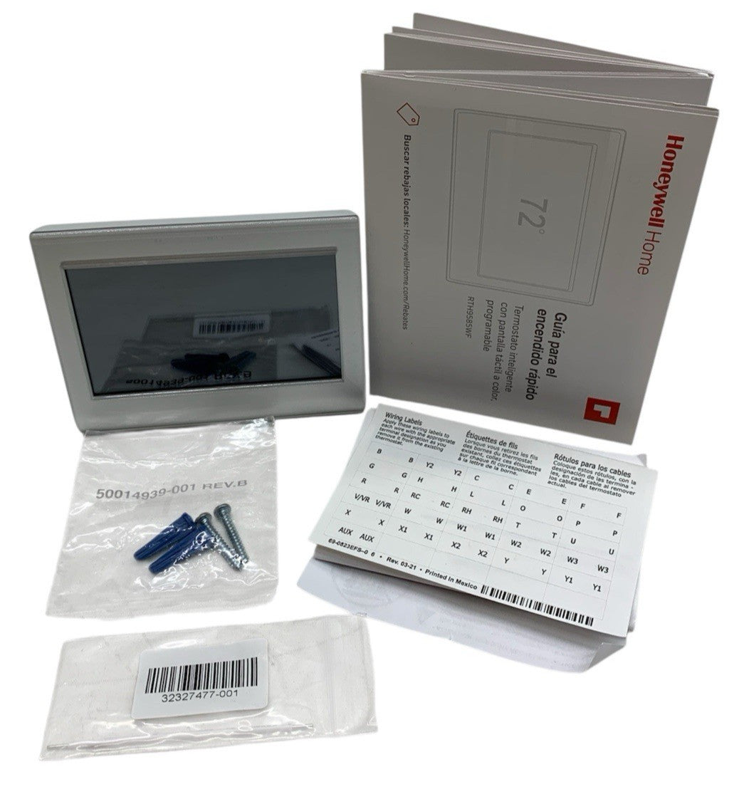 Honeywell Home RTH9585WF1004 Wi-Fi Smart Color Thermostat 7 Day Programmable