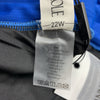 Hanna Nikole Womens Plus Size High Waisted Bathing Swim Suit Skirt Size 22W Blue