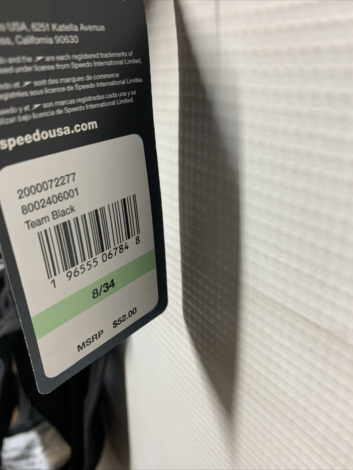 Speedo Women's One-Piece Swimsuit Eco Team Black Size 8/34 ProLT Super Pro Solid