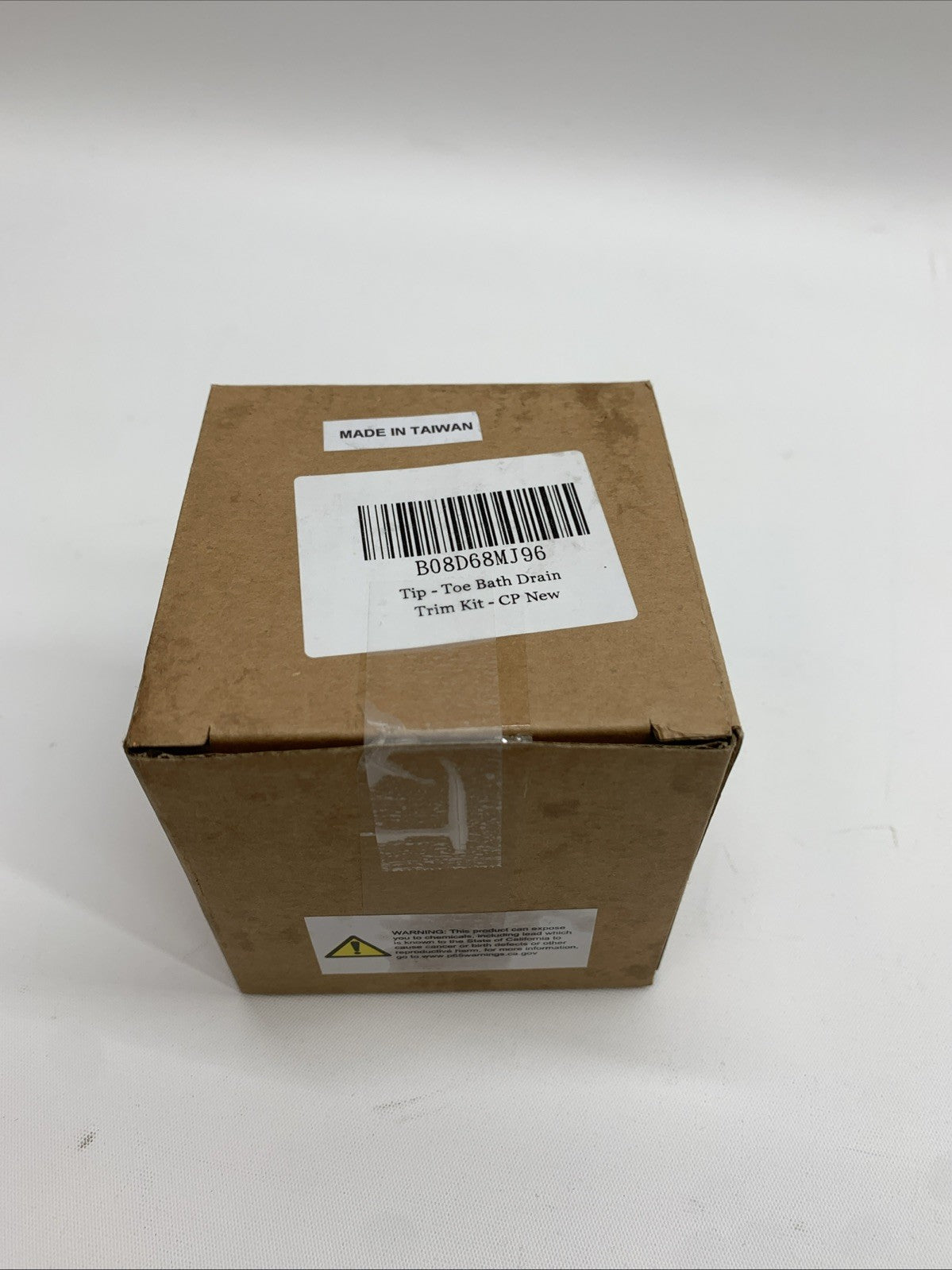 Tip-Toe Bath Drain Cover Trim Kit (Chrome) Long-Lasting Durability Modern Design