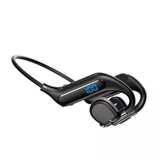 Bone Conduction Headphone Bluetooth Open Ear Earphones Wireless On Ear Q10 Black