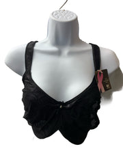 Awareness Full Figure Seamless Underwired Bra 85567 Size 40DDD Black