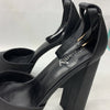 Vivianly Women's Platform Ankle Strap Open Toe Chunky Block High Heels Black 9