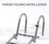 316 Stainless Steel 4 Step Marine Boat Folding Telescoping Ladder Yacht Ladder