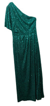 Maggy London Women's Holiday Green Sequin Dress Event Occasion Cocktail Size 4