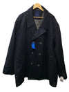 Nautica Men's Peacoat Wool Blend Double Breasted Winter Trench Coat - Size 4X