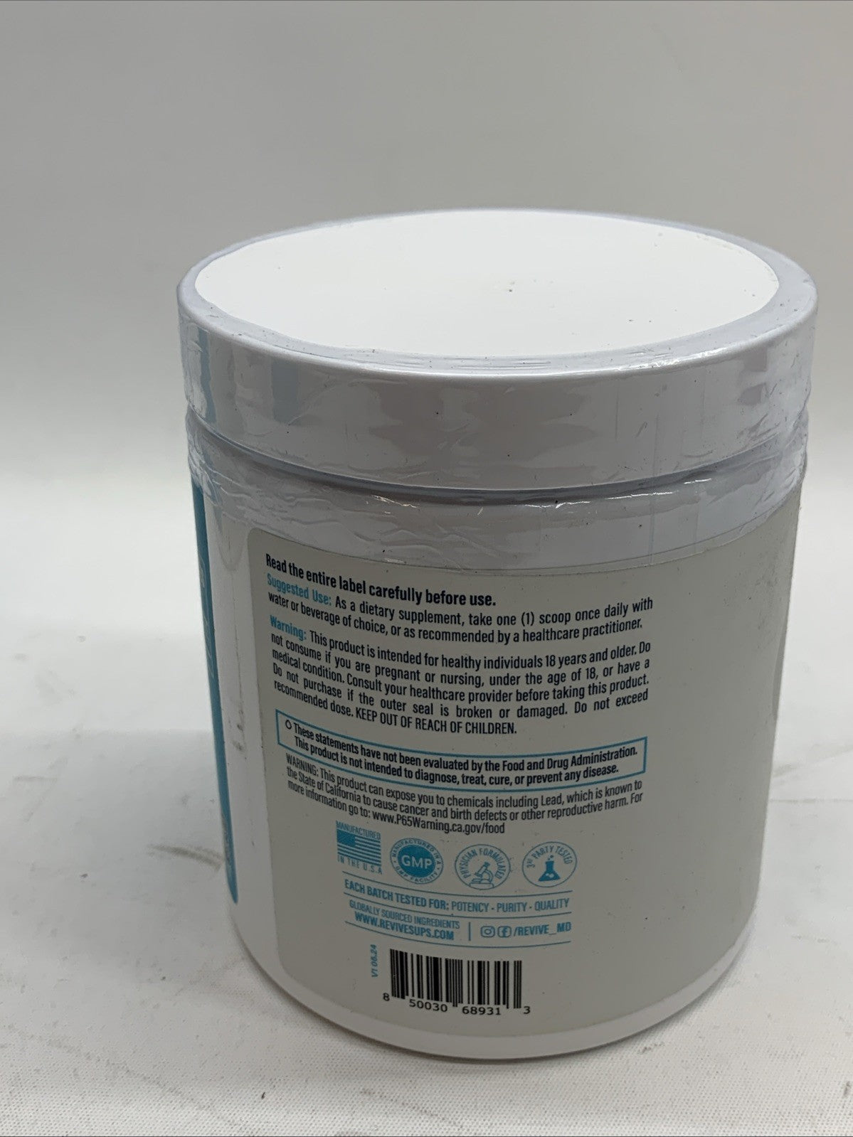 REVIVE MD Glutamine Powder Unflavored Immunity & Digestive Support - Lot Of 2