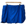 Hanna Nikole Womens Plus Size High Waisted Bathing Swim Suit Skirt Size 22W Blue