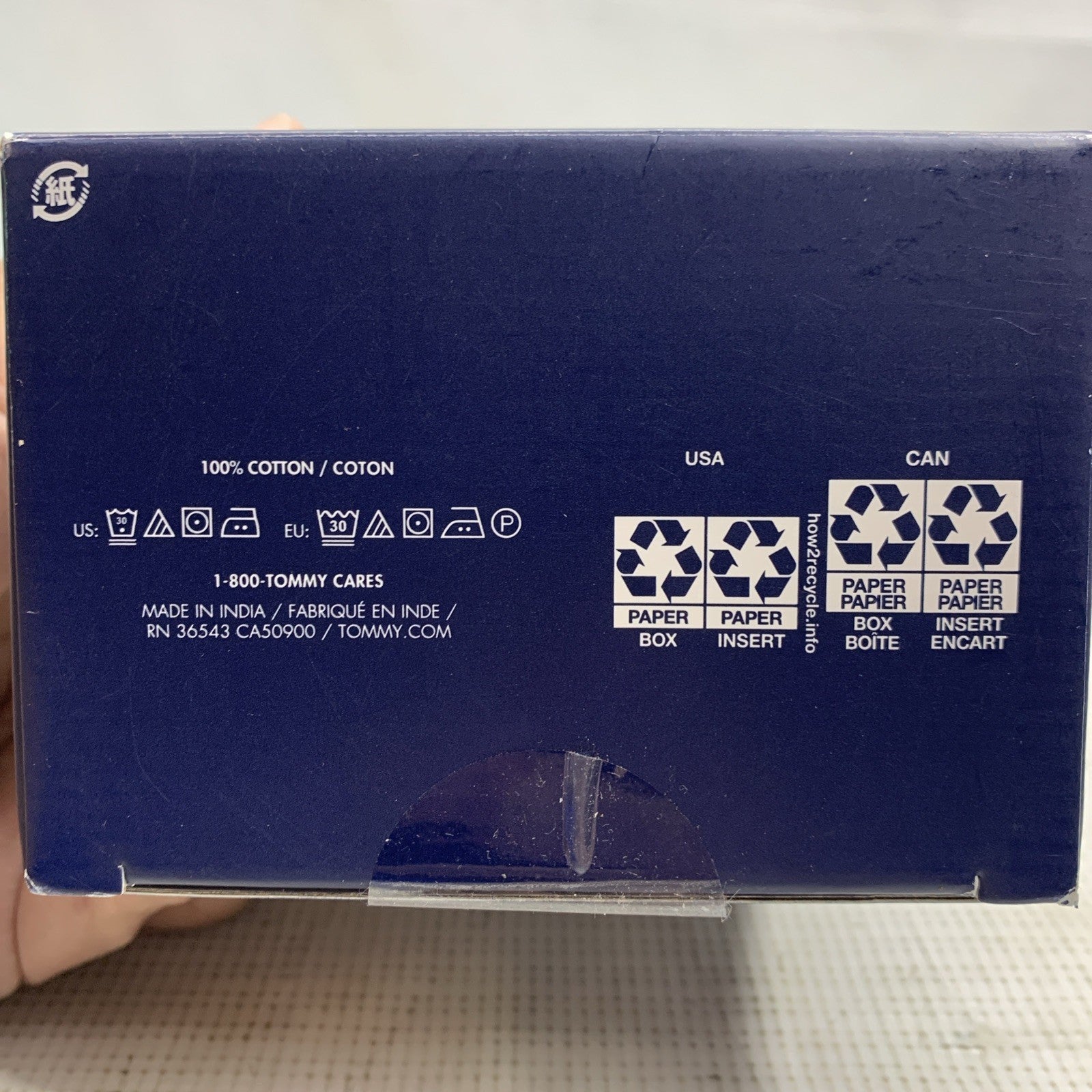 Tommy Hilfiger 100% Cotton Classics Briefs Men's Underwear Size XL - 4 Pack