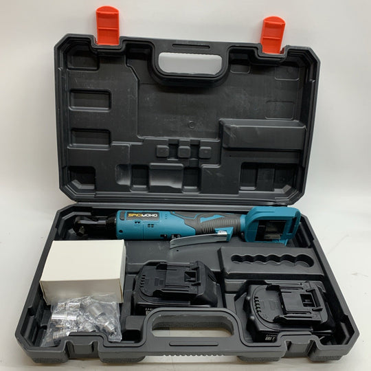 SpiciMoMo Electric Ratchet Wrench Set w/2 Batteries 20V 2.0Ah High Torque Power