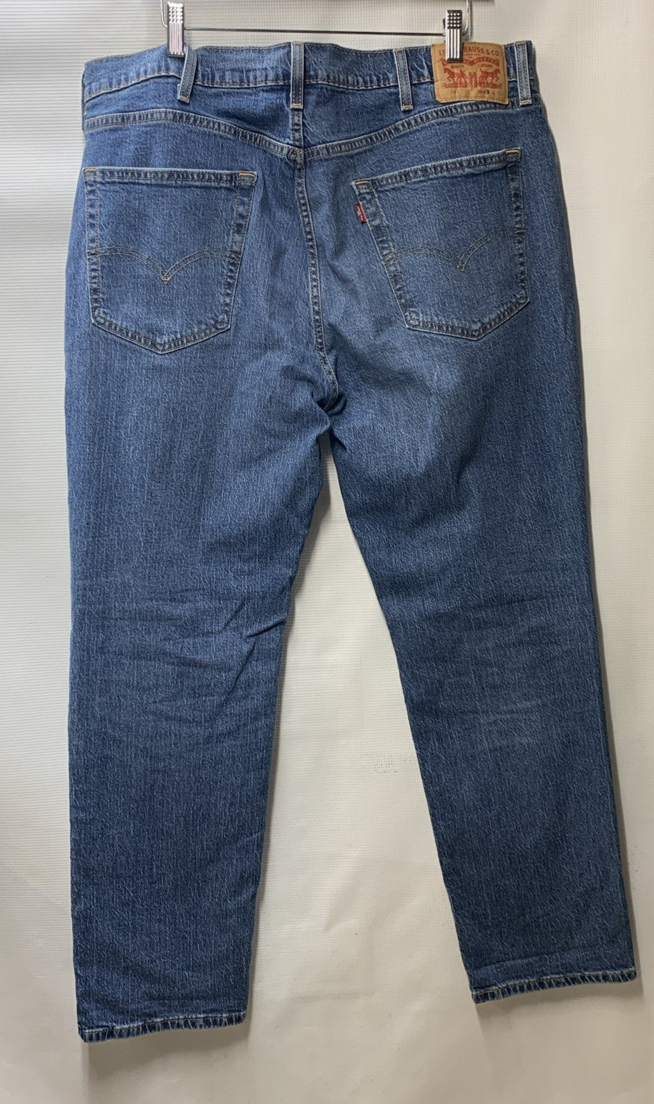 Levis 541 Jeans Men 38x32 Athletic Taper Stretch Flex Extra Room Blue Long Pants