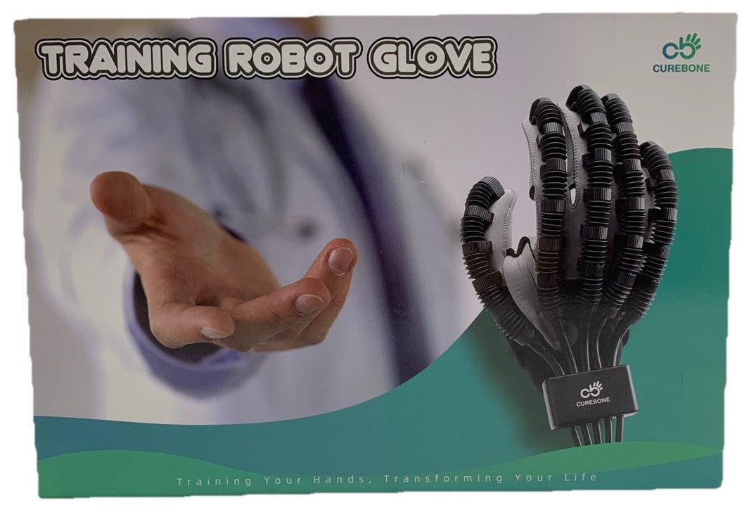 Curebone Rehabilitation Robot Glove Right Hand Medium Gray Finger Strengther