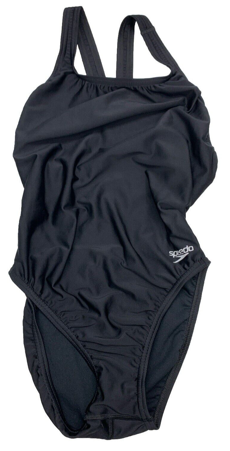 Speedo Pro LT Women's One-Piece Swimsuit Black Size 8/34 88191481001 Swimwear
