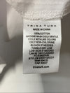 White Trina Turk women's Soraveta sleeveless top with string tie, small size, casual styled women's clothing.