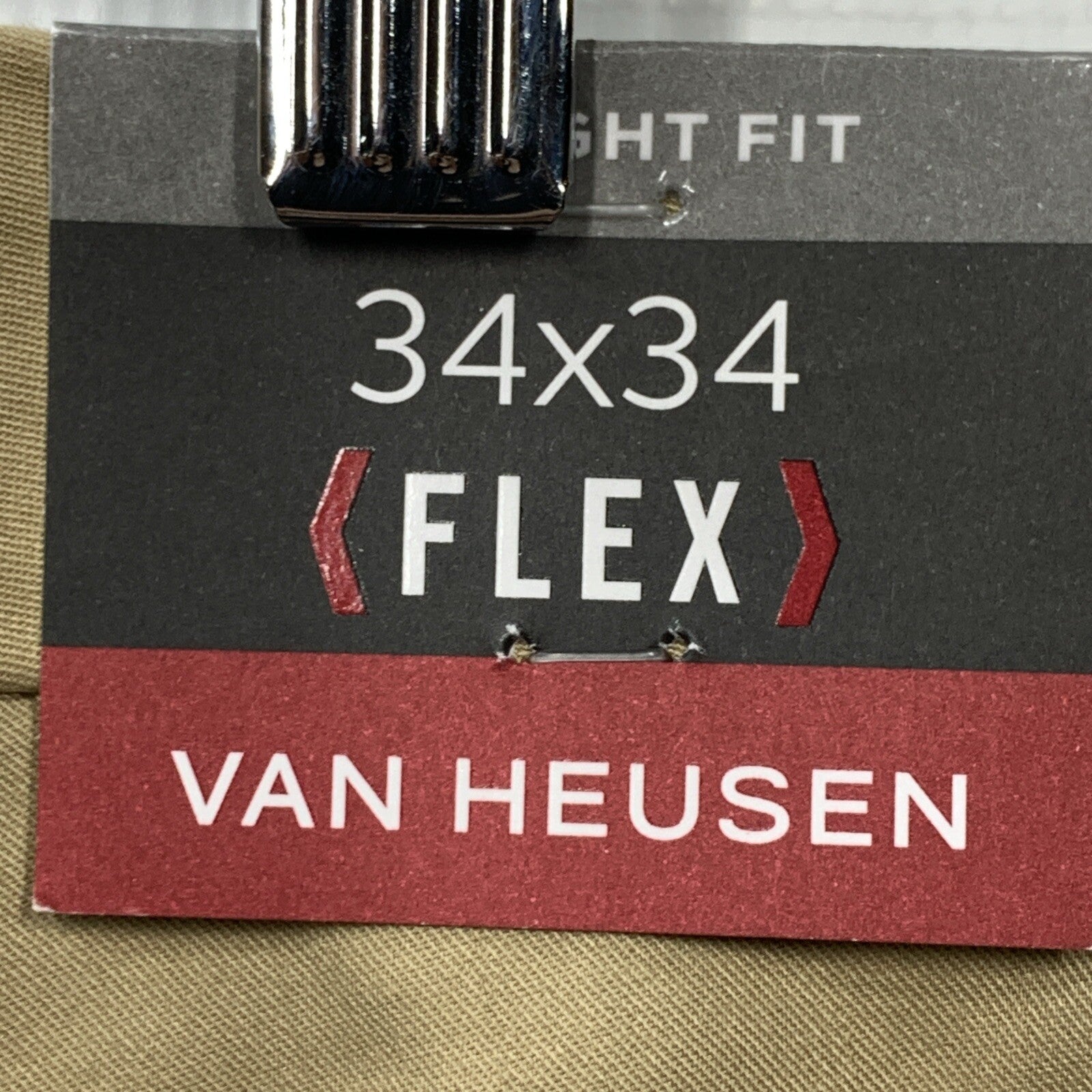 Van Heusen® Stretch Flex Straight Fit No-Iron Dress Long Pants 66060 Size 34x34