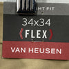 Van Heusen® Stretch Flex Straight Fit No-Iron Dress Long Pants 66060 Size 34x34