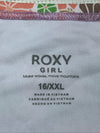 Roxy Girl Long Sleeve 2 Piece Rash Guard Tankini Swimsuit Set Long Sleeve 16/2XL