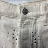 HUDSON Women's Lori Star Studded High Rise Cut Off Short Size 30 with Pockets