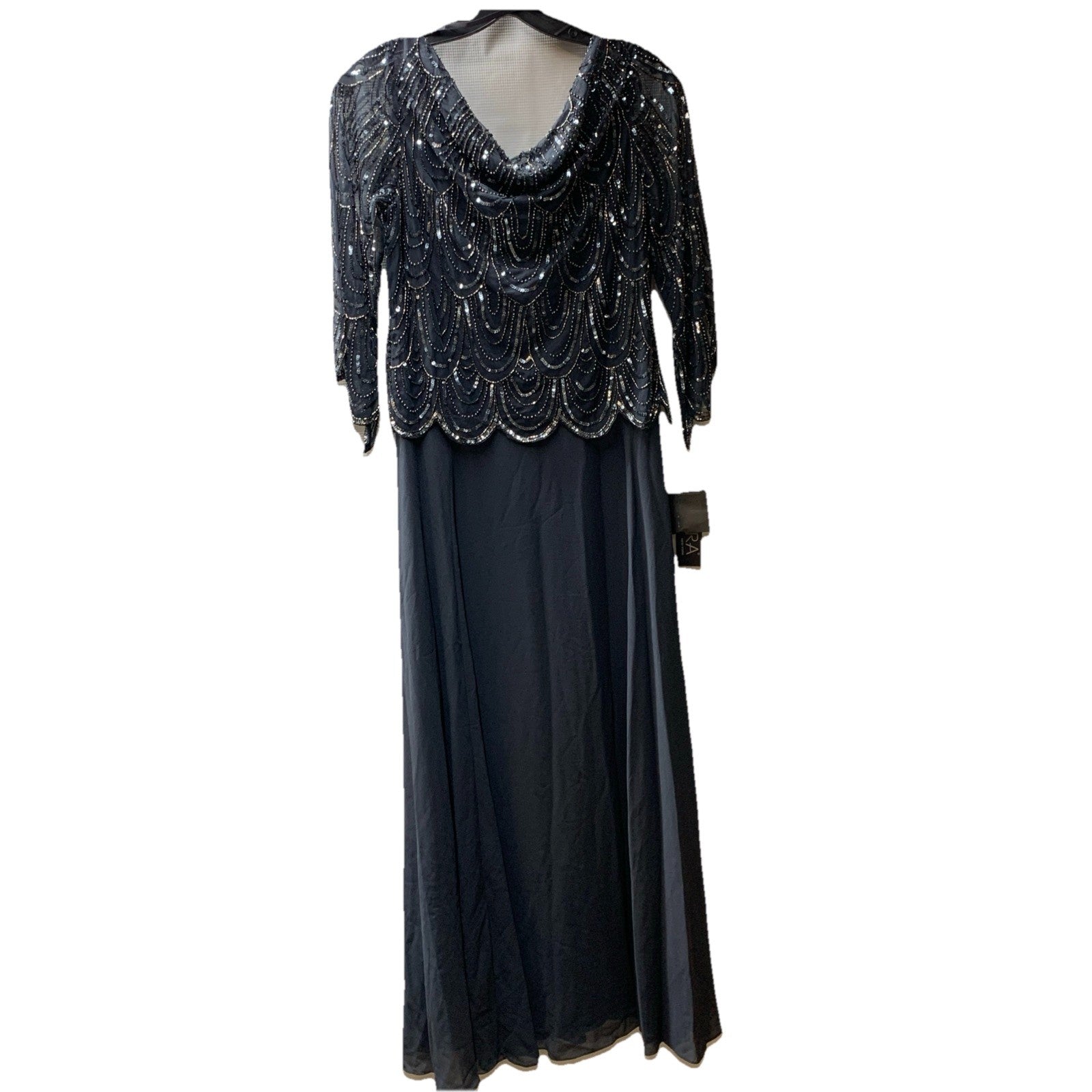 J Kara Beaded Dress Long Dress Formal Evening Dress Pull On (Size 6P)
