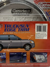 Cowles S37204 Custom Chrome Truck Edge Guard Trim 8' Self Adhesive - 3 Pack