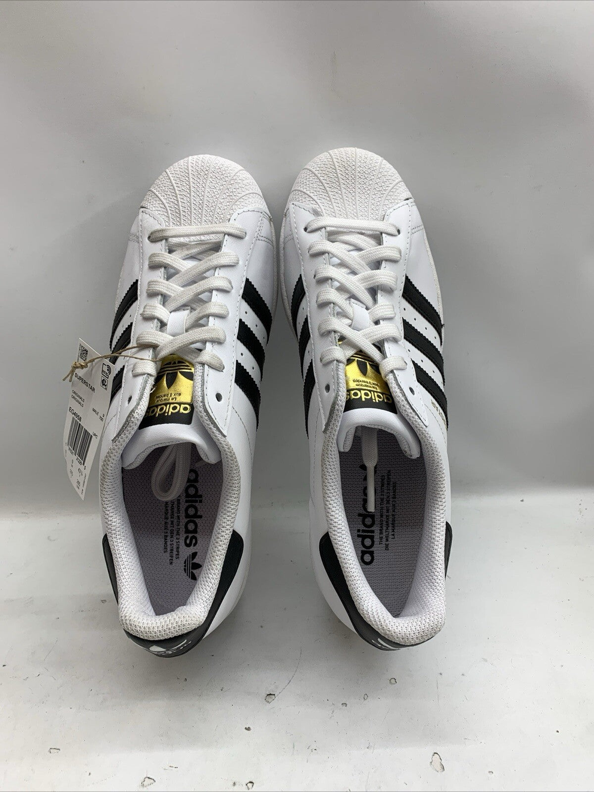 adidas Superstar Footwear White Black 2019 EG4958 Sizes 9.5 M Lace-up Sneaker