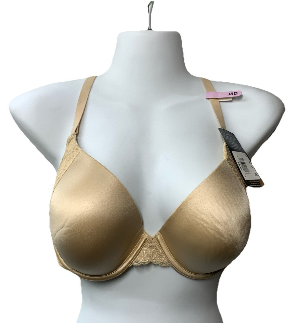 Maidenform 09428 Women's Natural Boost Demi Bra Hook & Eye Opaque Underwire 38D