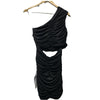 Dress the Population Women's Roxanne Bodycon Party Mini Dress Black Size Medium