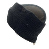 Calvin Klein Womens Knit Sequin Headband Wrap Ear Warmer A2KH7192 Black Size 1SZ
