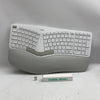 Nulea Ergonomic White 2.4G Wireless/Bluetooth Keyboard RT05 QWERTY Ergonomic