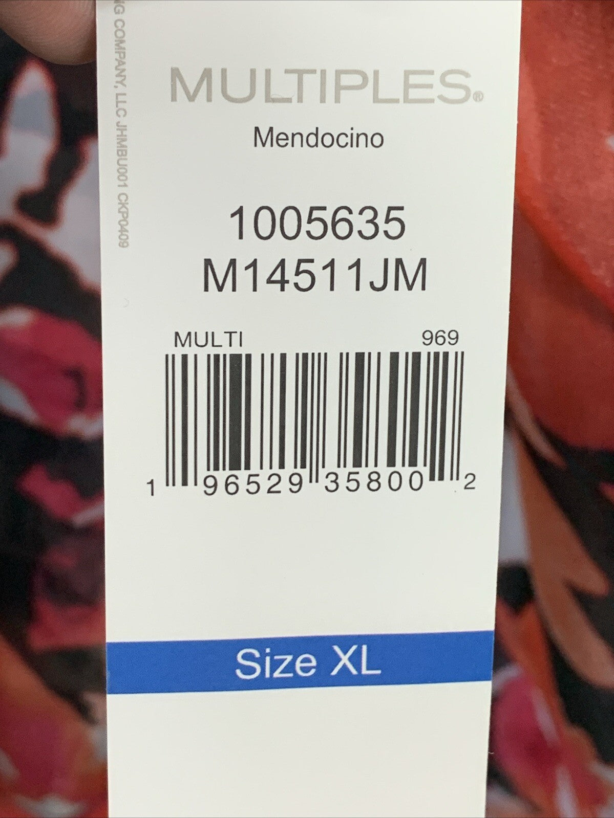 MULTIPLES Women's Cuffed Long Sleeve 2-Pocket Snap Front Lined Jacket Size XL