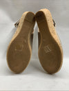 ROCKPORT Women's Briah Perf Sling Wedge Heel Sandals Taupe Size 8.5W Open Toe