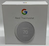 Google Nest Smart Thermostat Home Programmable Wifi Thermostat GA01334-US Snow