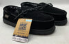 MUK LUKS Paul Printed Berber Suede Moccasin Men's Slipper Black Size 10 Casual