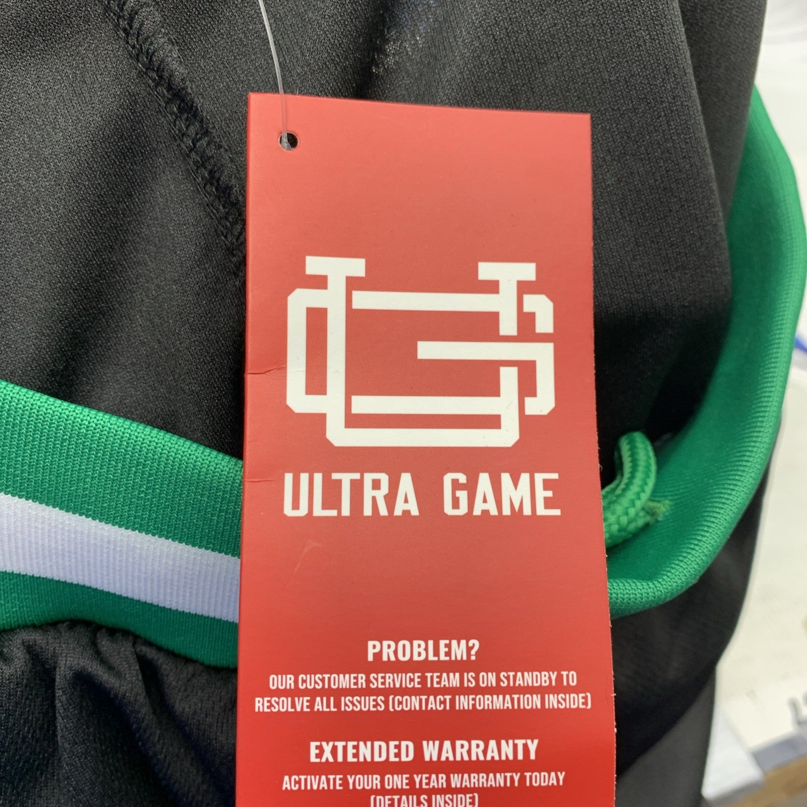 Ultra Game NBA Boston Celtics Men's Basketball Shorts Black/Green Size Small