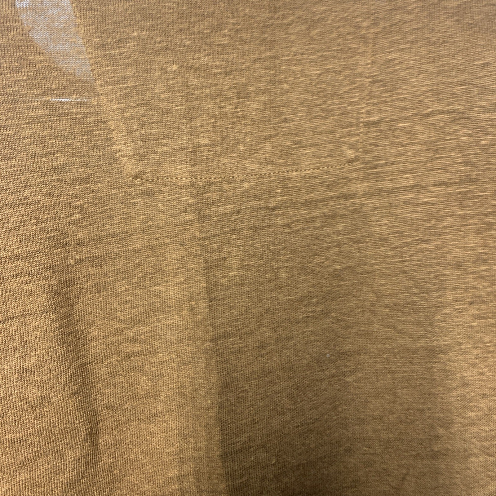 JOHN VARVATOS Linen Faded Peace Symbol Graphic Tee Shirt Mens Short Sleeve Small