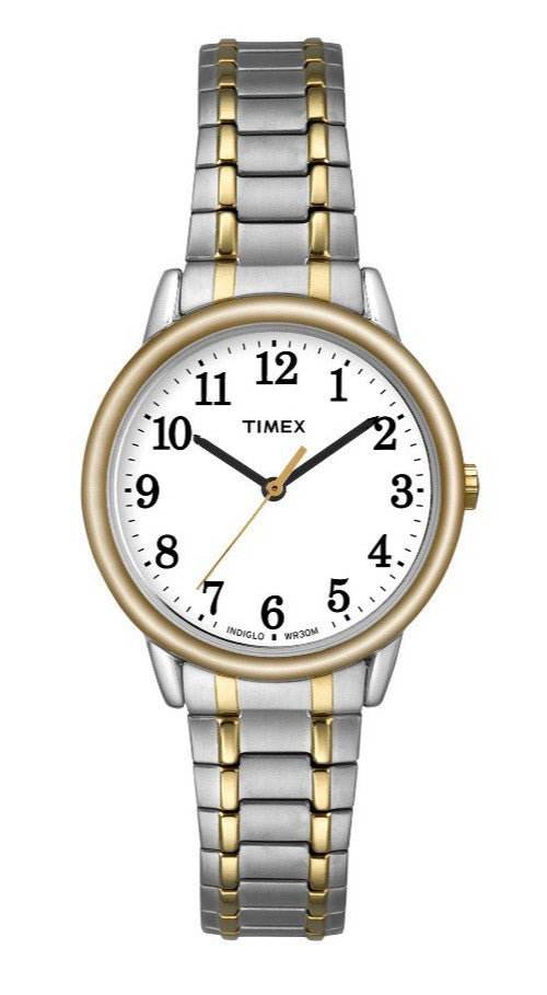 Timex TW2P78700 Women's Easy Reader 30mm Wristwatch Stainless Steel Back Analog