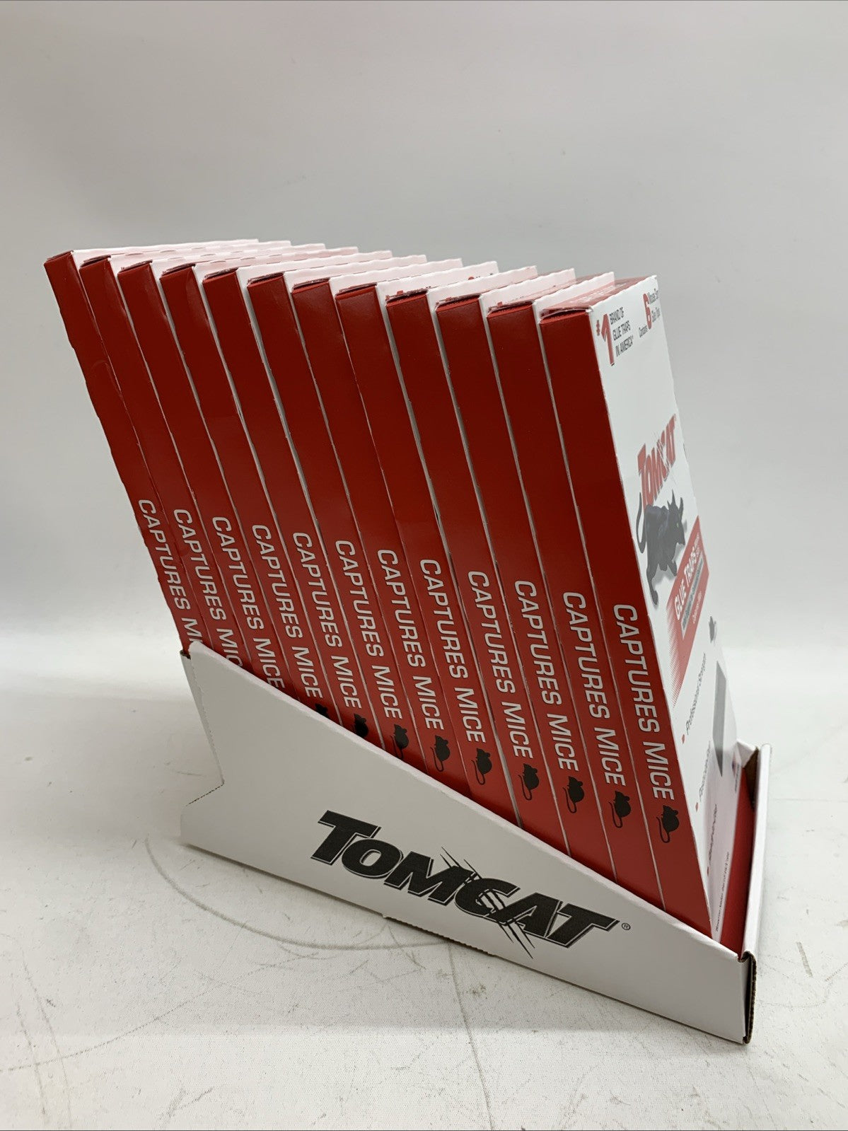 Tomcat Glue Traps Mouse Size + Eugenol for Enhanced Stickiness 6 Trap - 12 Packs