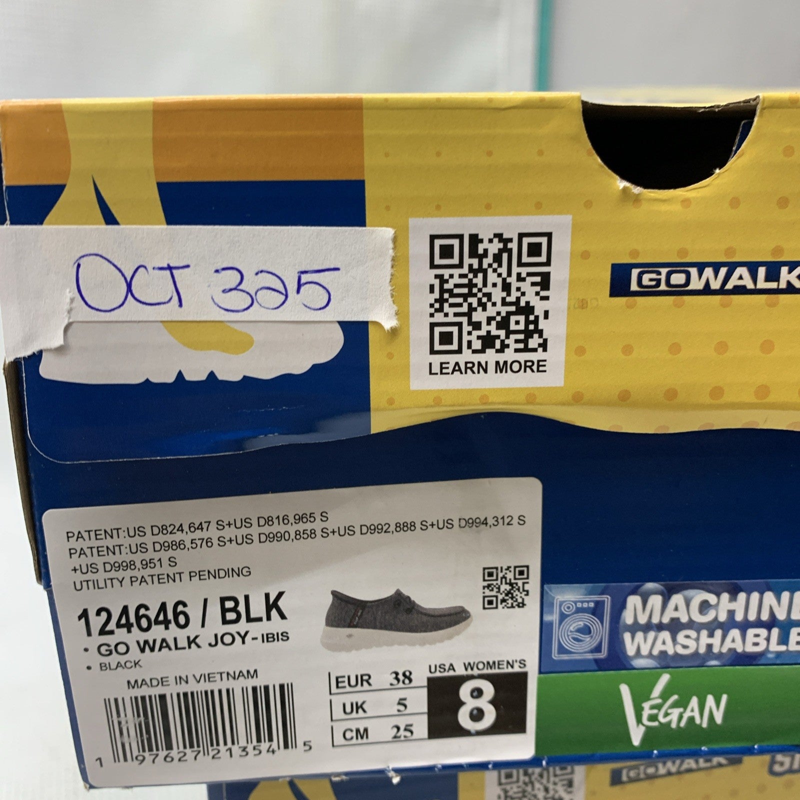 Skechers GoWalk Joy Ibis Women Athletic Sneaker Hands Free Slip-in 124646 Size 8