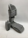 Leg Brace Support Splint Trigger Point Night Plus Stretch Wedges Soft Gray Large