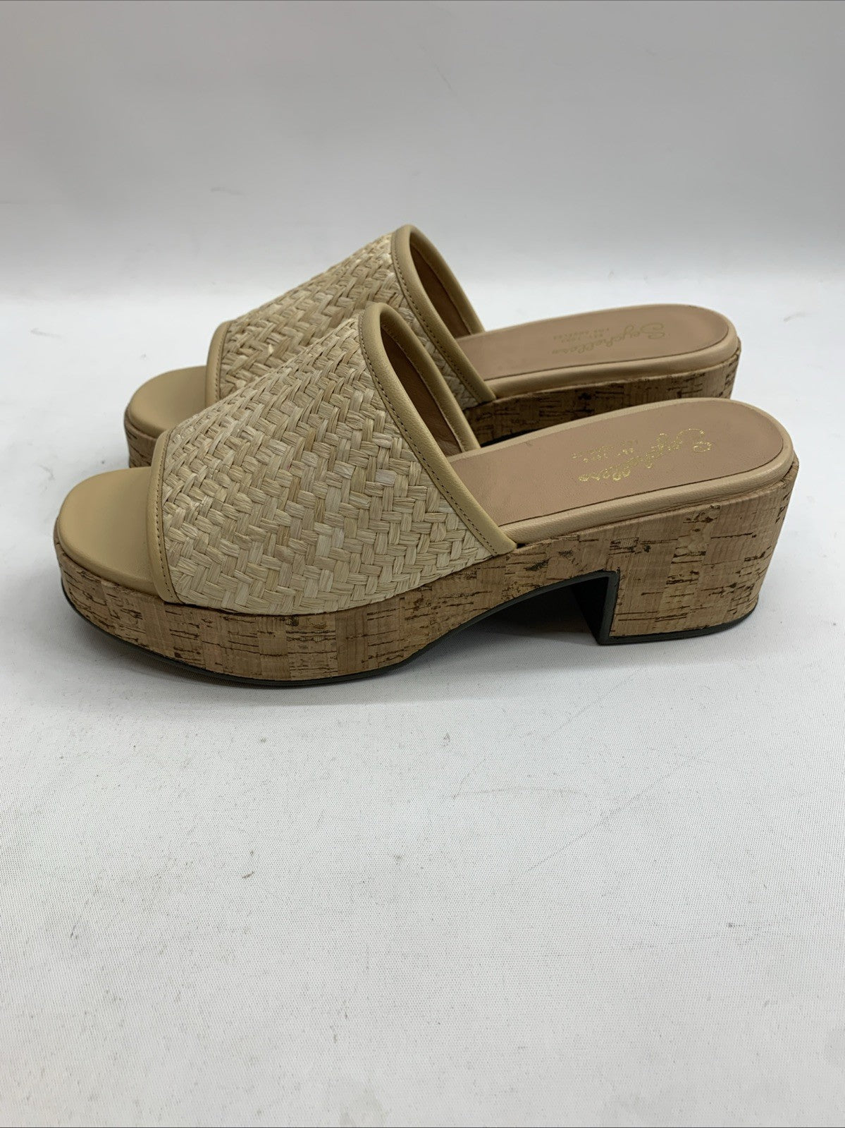 Seychelles Women's One of a Kind Platform Mule Sandal Natural Size 8 Open Toe