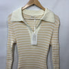 GRACE KARIN Women's Long Sleeve Sweater Dress Casual V-Neck Knit Size XL Ivory