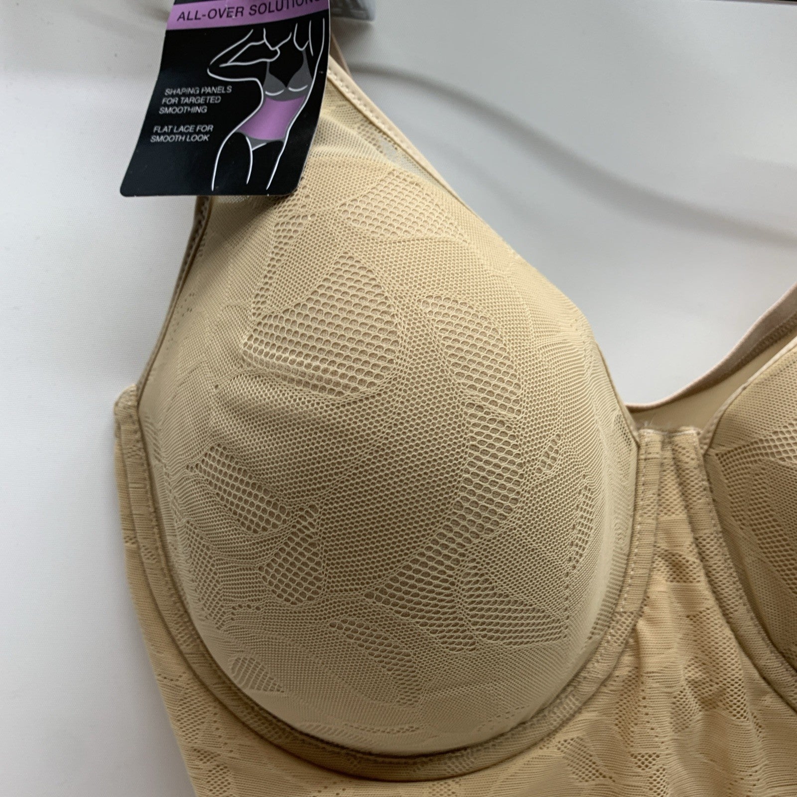 Bali Ultra Light Body Briefer Shaper Firm Control Underwire Suit DF6552 Size 40C