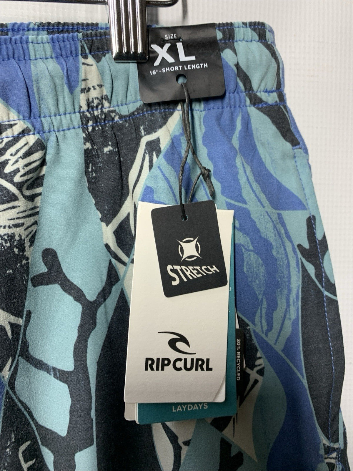 RipCurl Laydays Party Pack Volley Boardshort Blue Yonder Size XL Beach Shorts