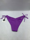 EIDON Standard Leah High Cut V-Front Tie Side Cheeky Bikini Bottom Underwear S