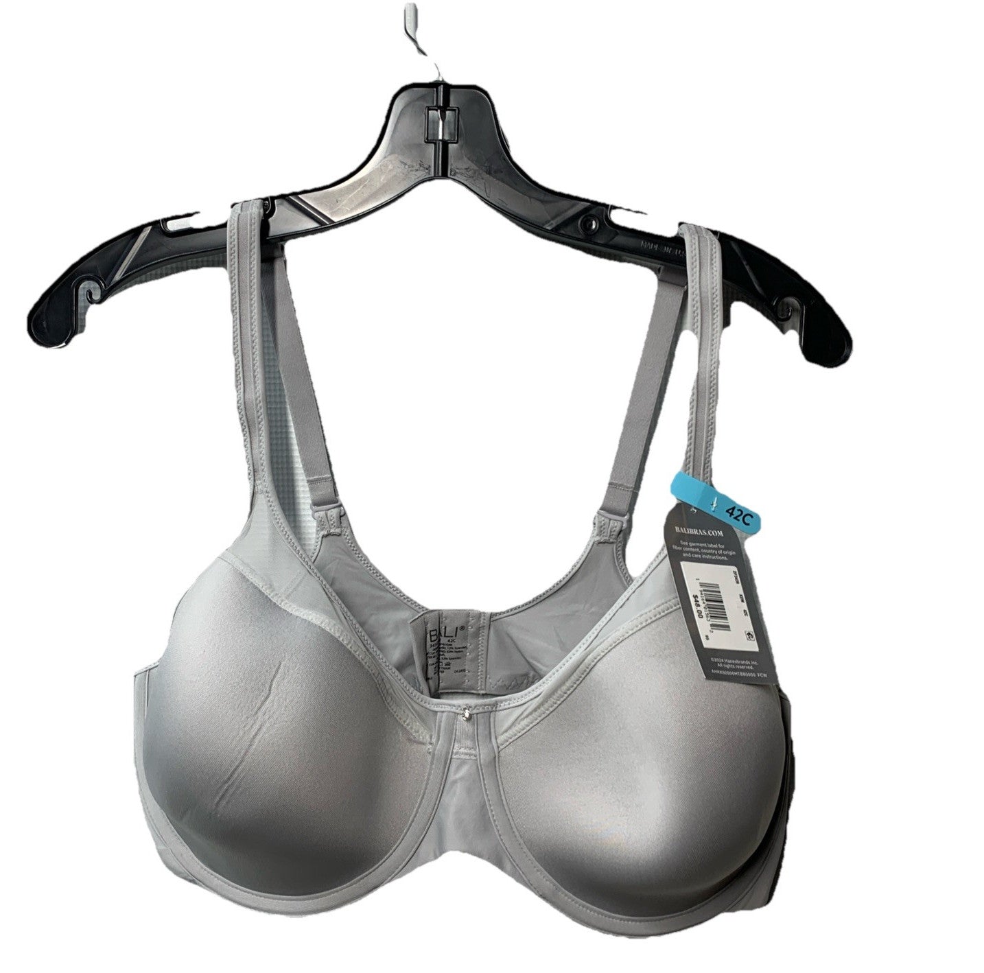 Bali One Smooth U Ultra Light Underwire Bra 3439/BB06 Full Coverage Size 42C