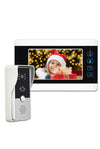 Video Doorbell Intercom System, 7 Inches Alloy Panel Monitor HD Camera Wired Vid