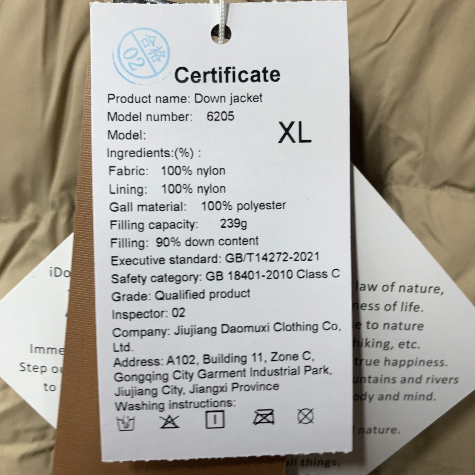 iDomosee Women's Thickened Down Jacket - Winter Hooded Short Puffy Packable - XL